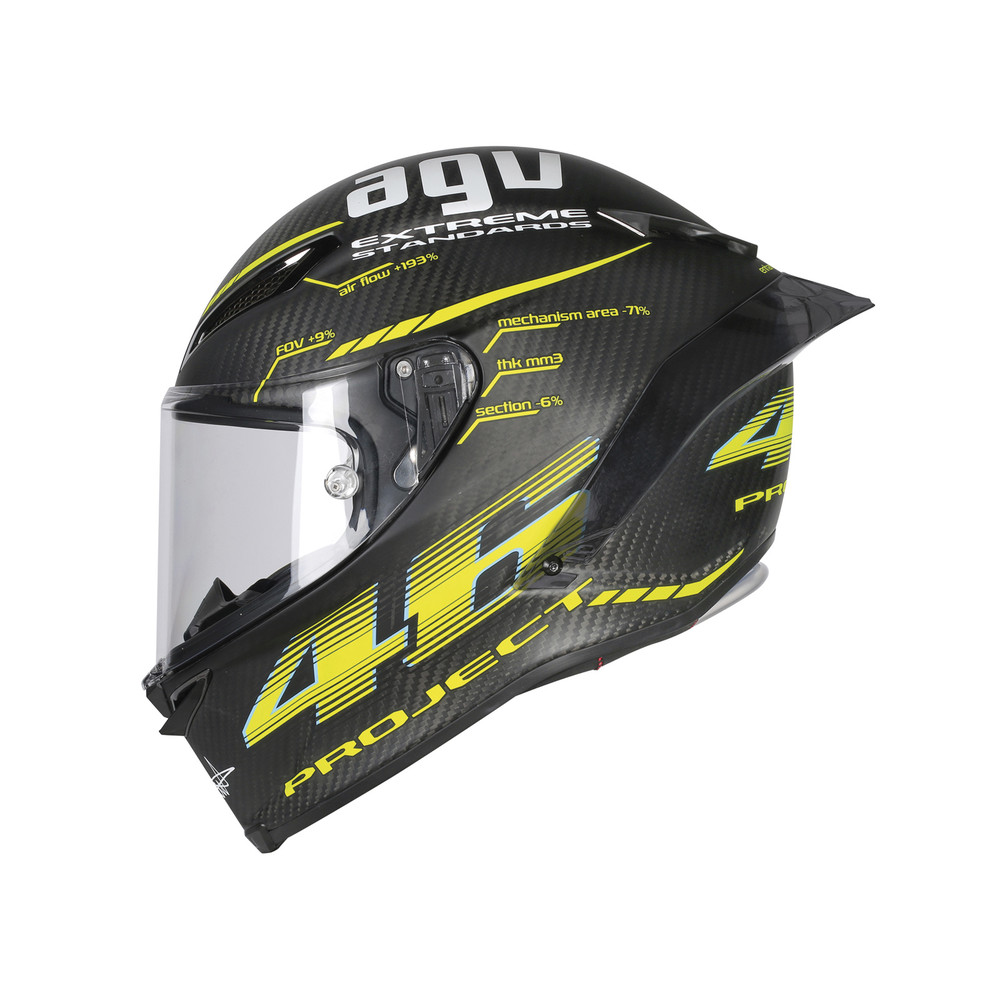 Motorcycle racing helmet: Gp R E2205 Top track - Project 46 2.0 