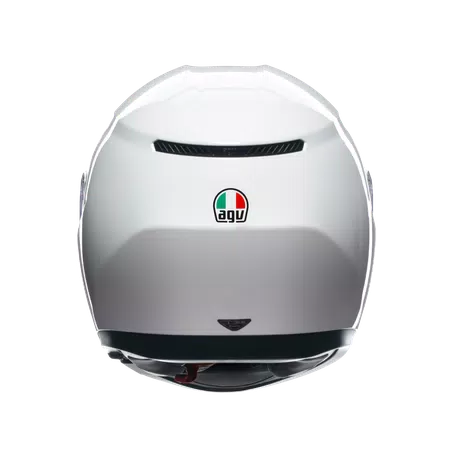 K3 MONO SETA WHITE - MOTORBIKE FULL FACE HELMET E2206 -  - 5