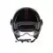 MOMODESIGN FGTR CLASSIC STRIPES BLACK / FUCSIA - JET HELMET WITH VISOR E2206