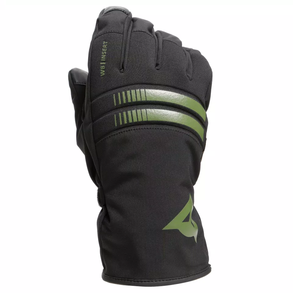 PLAZA 3 D DRY MEN S WATERPROOF MOTORCYCLE GLOVES BLACK BRONZE GREEN Dainese