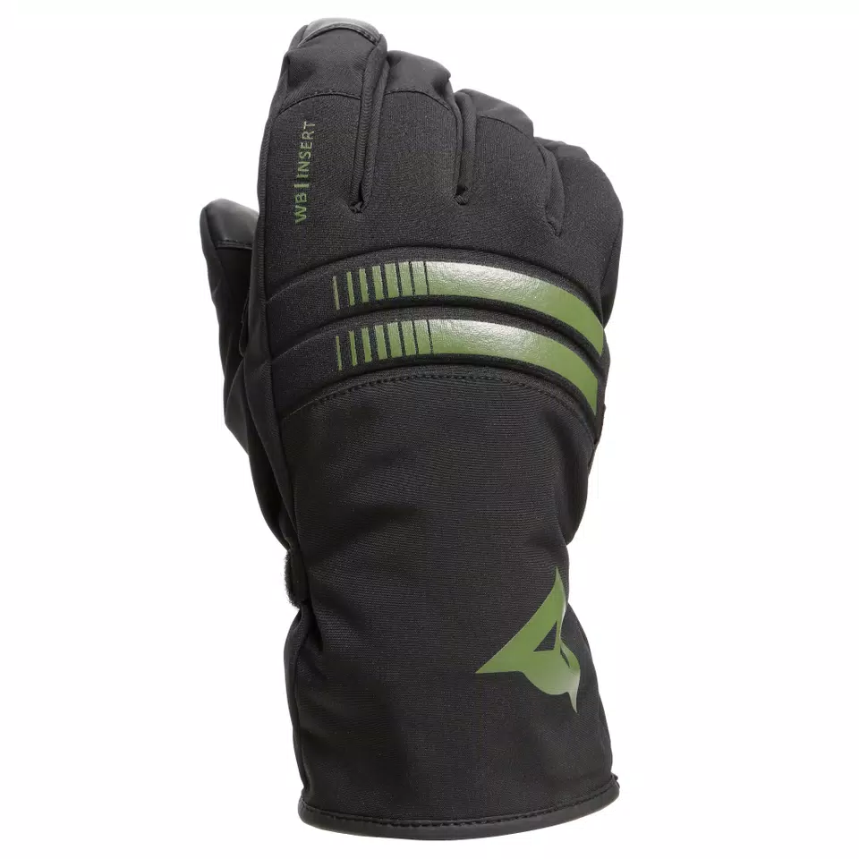 PLAZA 3 D-DRY® - GUANTI MOTO IMPERMEABILI UOMO - BLACK/BRONZE-GREEN - 7