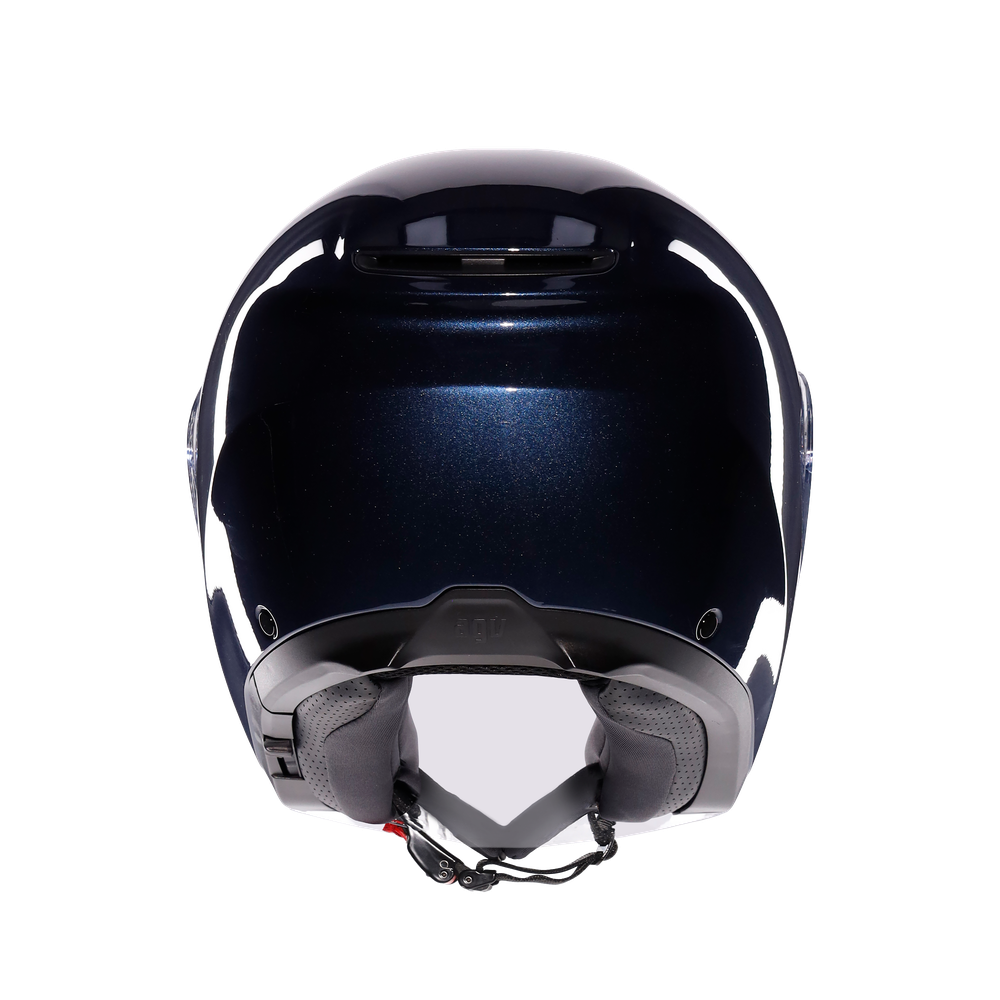 irides-mono-profondo-blue-motorbike-open-face-helmet-e2206 image number 4