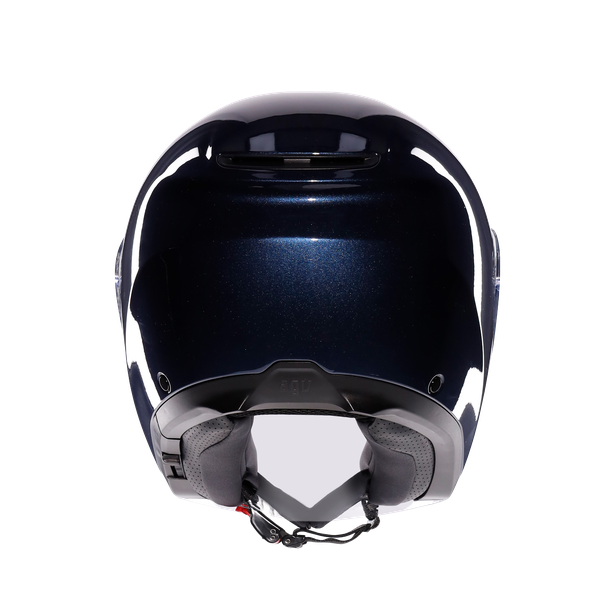 irides-mono-profondo-blue-motorbike-open-face-helmet-e2206 image number 4