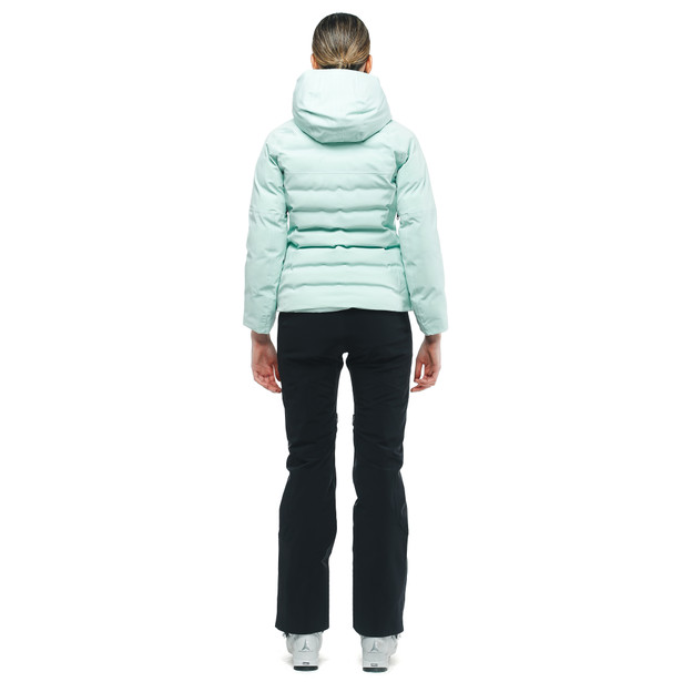 women-s-waterproof-ski-down-jacket-water-green image number 4