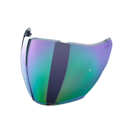 VISOR K5 JET EVO - IRIDIUM PURPLE/GREEN -  - 1