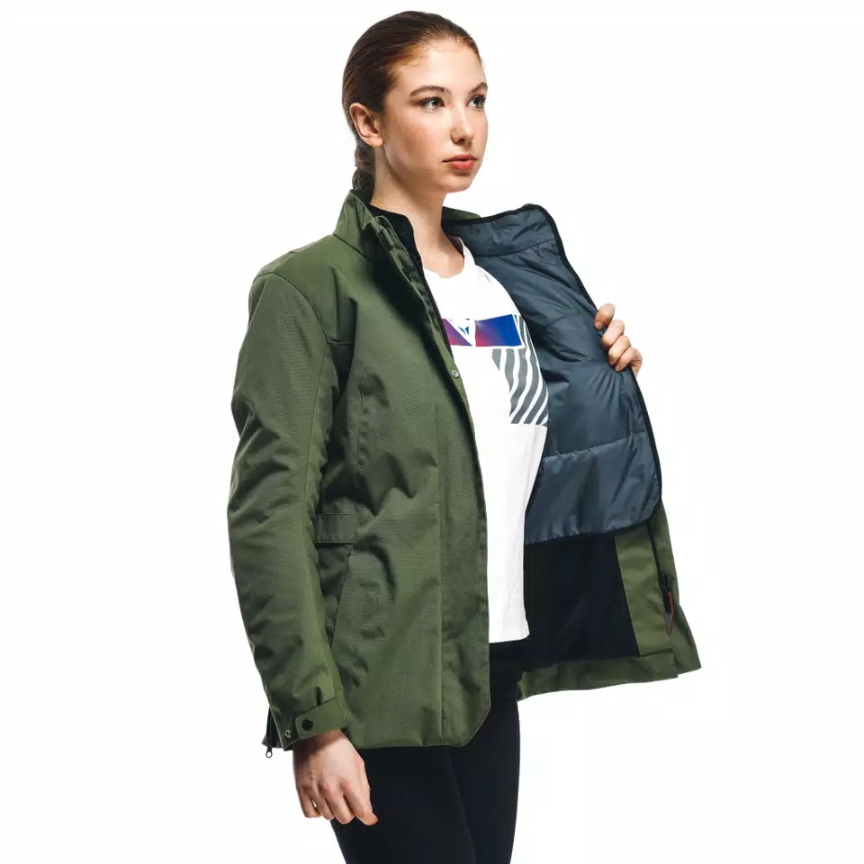 TOLEDO D-DRY® - WOMEN'S WATERPROOF MOTORCYCLE JACKET - BRONZE-GREEN - 12