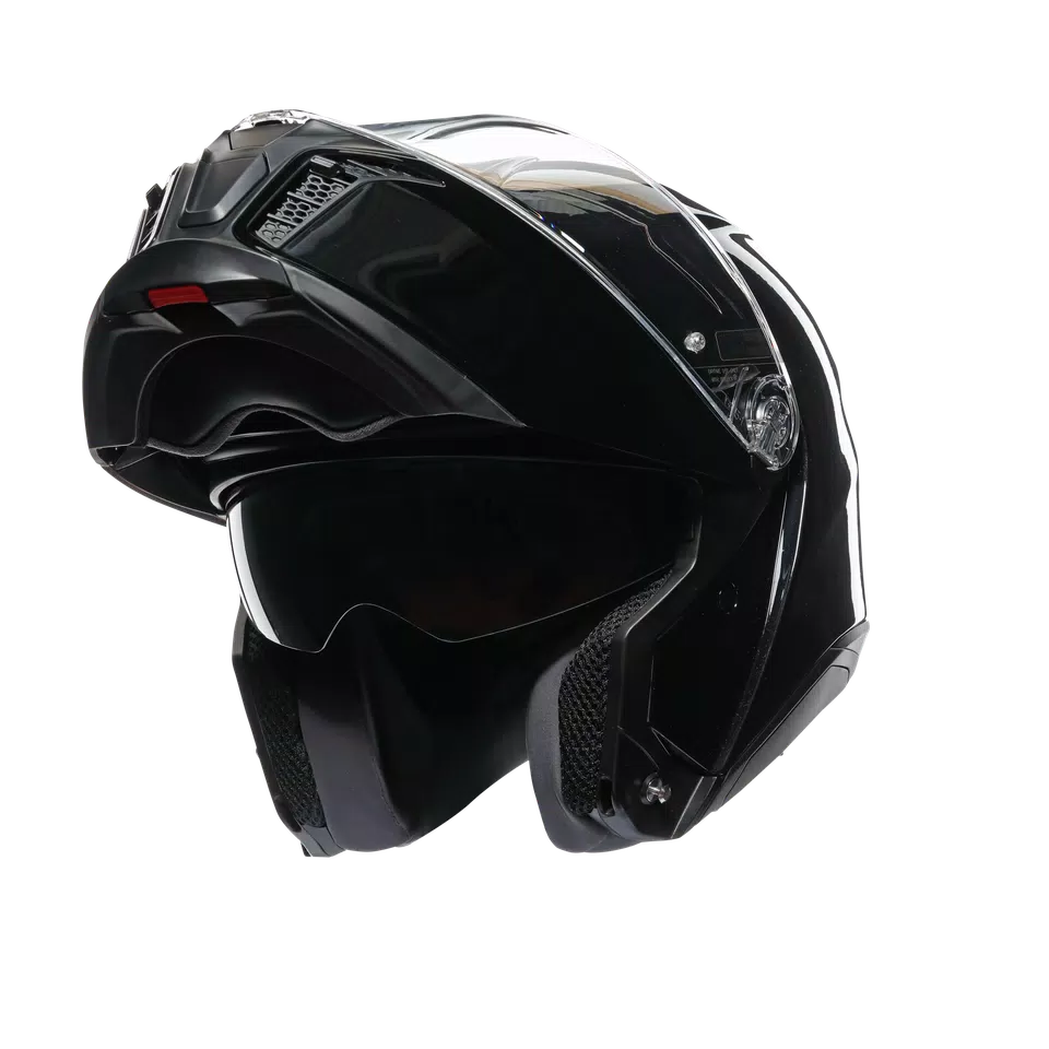 TOURMODULAR BLACK - MOTORBIKE FLIP UP HELMET E2206 -  - 10