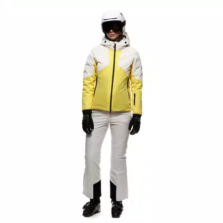 ZIVES AEROSENSE-DRY - WOMEN'S PADDED JACKET - LILY WHITE/EMPIRE YELLOW - 3
