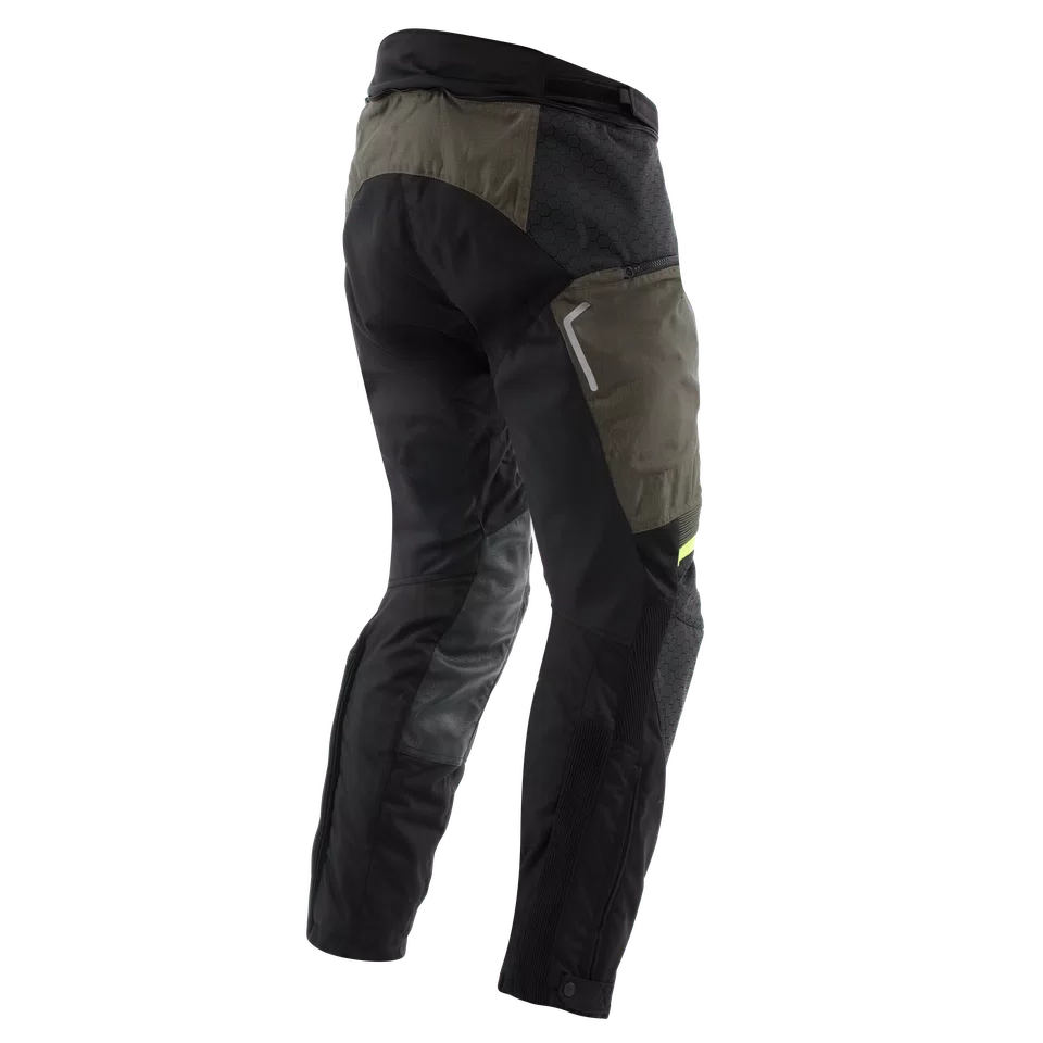 SUPER ADVENTURE ABSOLUTESHELL PANTS BLACK TARMAC FLUO YELLOW Dainese