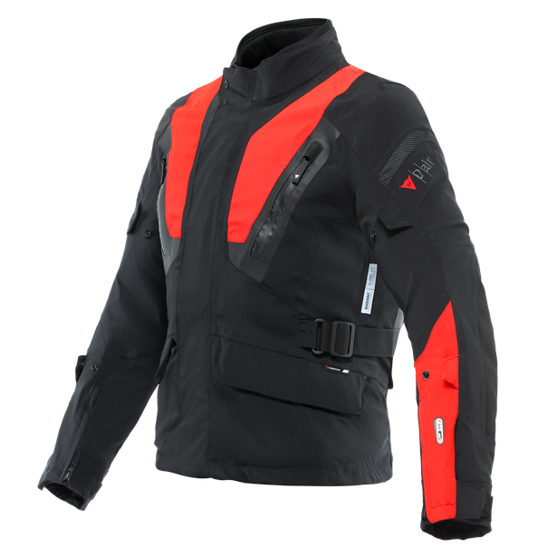 stelvio-d-air-d-dry-xt-jacket-black-lava-red image number 0