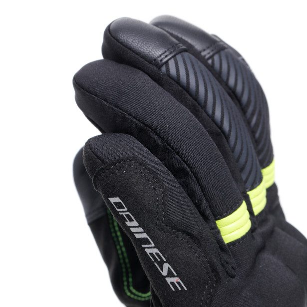 fulmine-d-dry-gloves-black-yellow-fluo-dark-grey image number 8