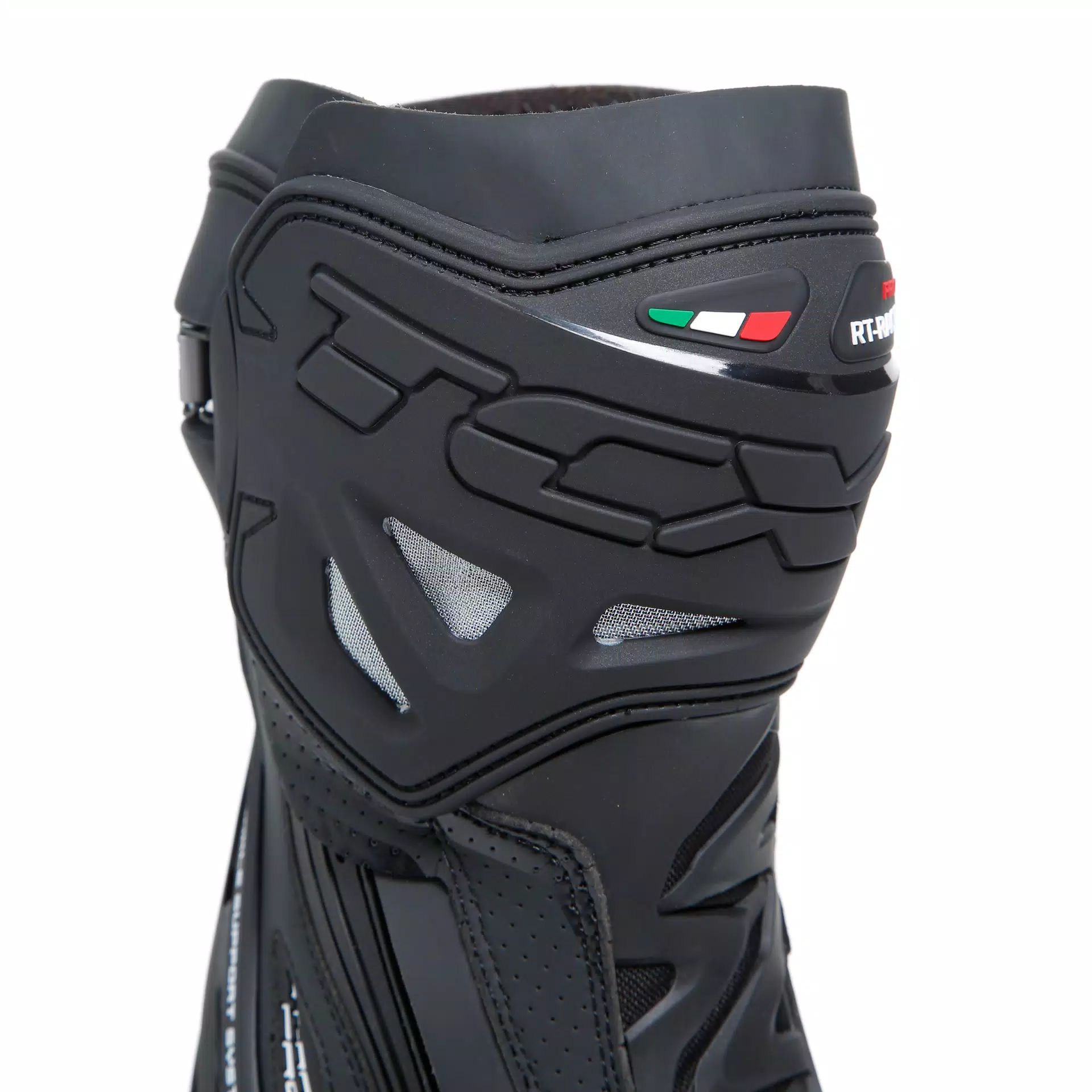 RT-RACE PRO AIR MEN'S MOTORCYCLE RACING BOOTS - BLACK/REFLEX