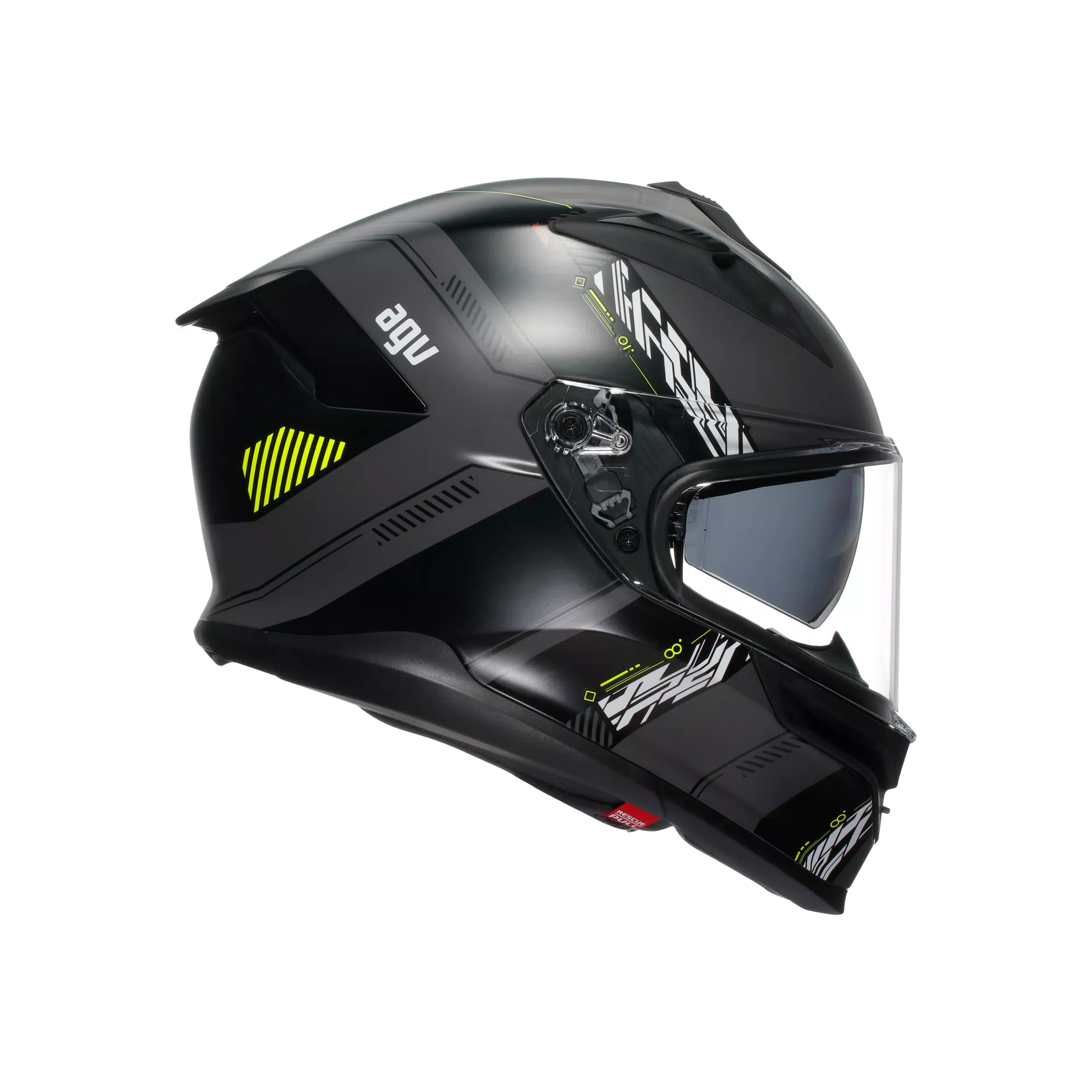 K7 MPLK KYBER MATT GREY/YELLOW FLUO - MOTORRAD INTEGRAL-HELM E2206
