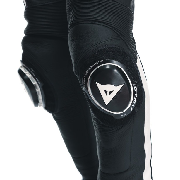super-speed-pantaloni-moto-in-pelle-uomo-black-white image number 8