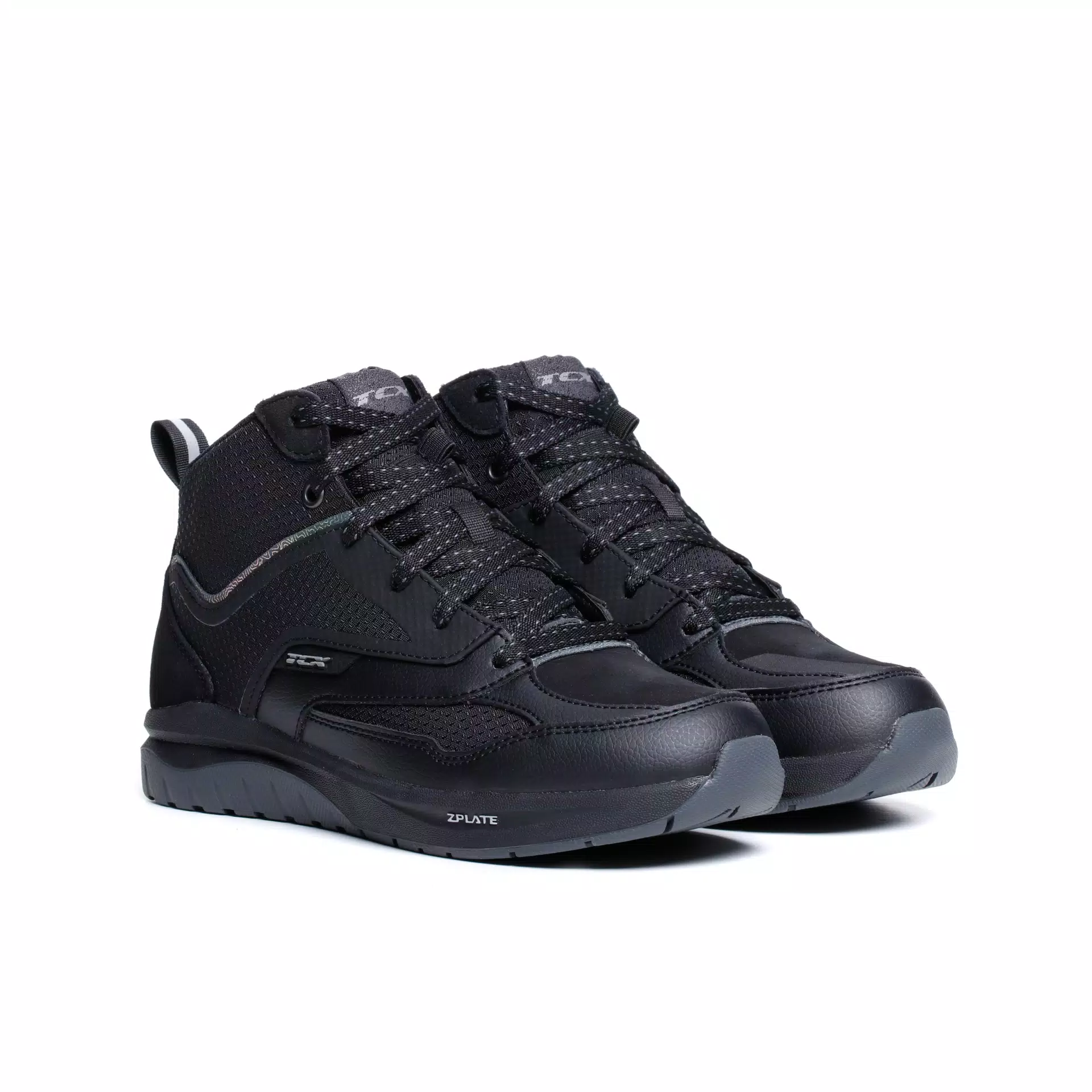 NALBAK WP MOTORCYCLE SHOES WOMEN - BLACK/IRIDESCENT