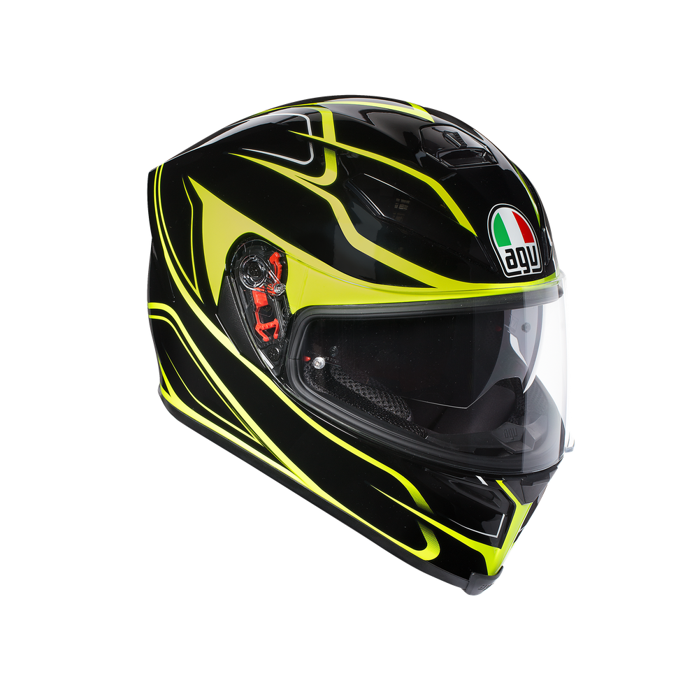 Motorcycle helmet sport: K-5 S Agv E2205 Multi Plk - Magnitude Black/Yellow  Fl. - Helmets AGV - Dainese (Official Shop)