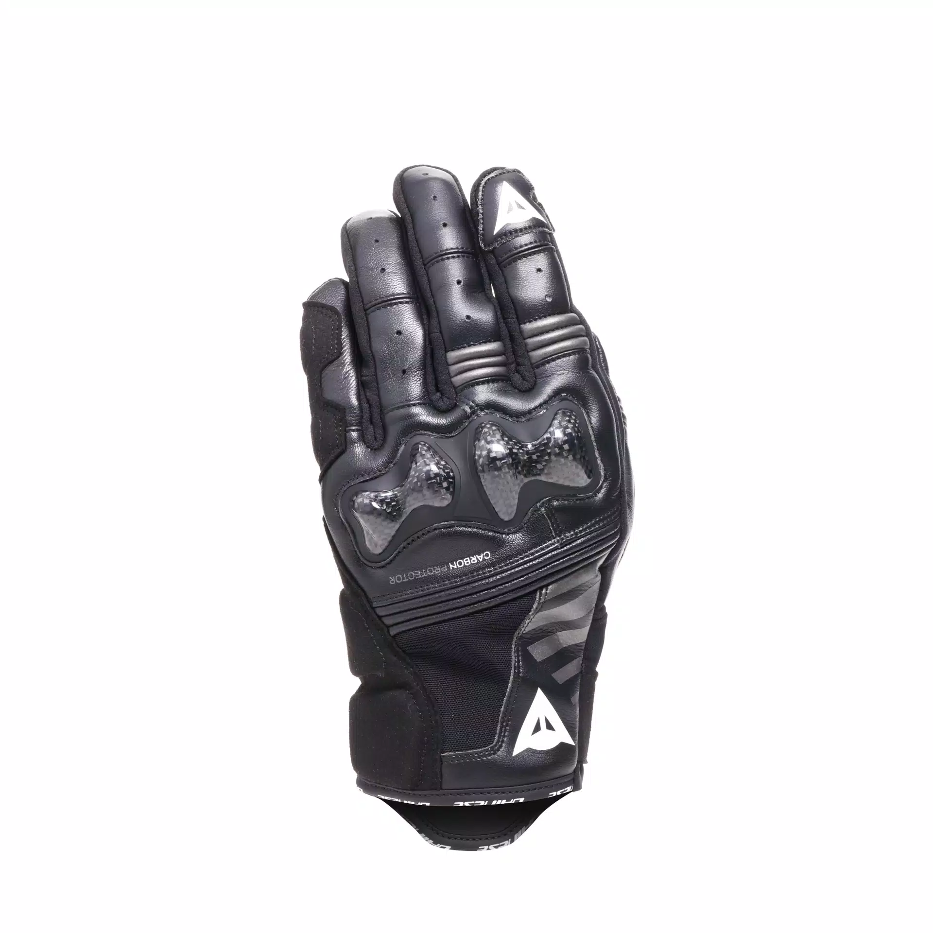 REACTO CARBON SHORT - KURZE LEDER-MOTORRADHANDSCHUHE HERREN