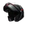 TOURMODULAR FREQUENCY MATT GUNMETAL/RED - MOTORBIKE FLIP UP HELMET E2206