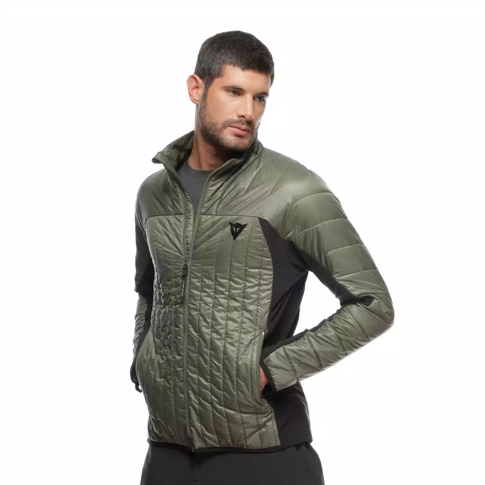 MEN'S THERMAL INNER PADDED SKI JACKET - DEEP-LICHEN-GREEN - 5