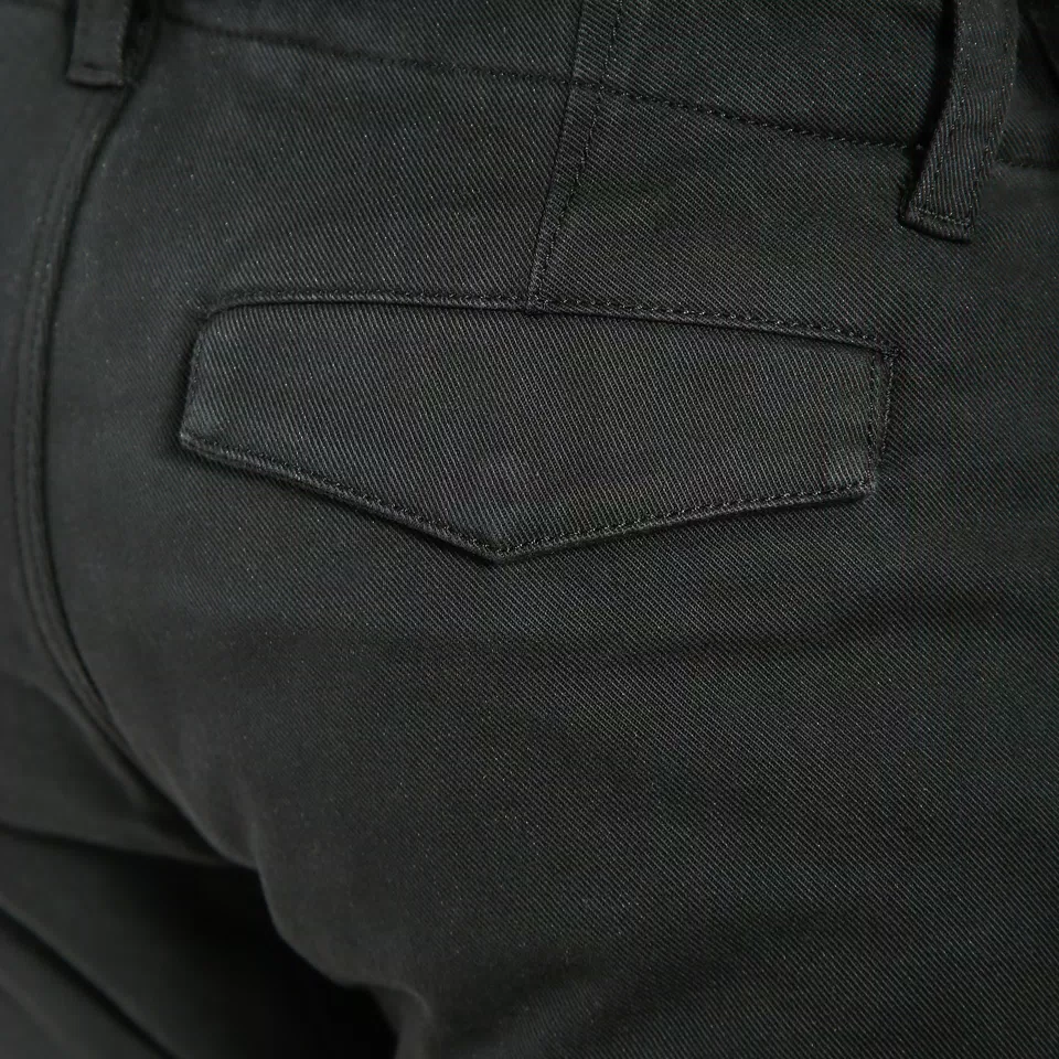 COMBAT - MEN'S MOTORCYCLE PANTS IN FABRIC - BLACK - 7