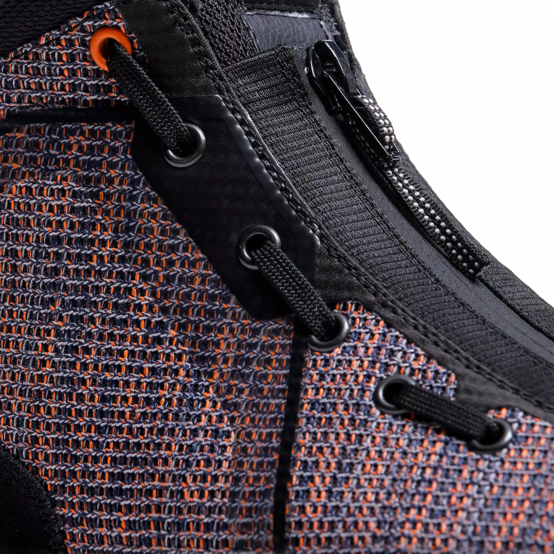 IKASU AIR MEN'S SUMMER MOTORCYCLE SHOES - BLACK/ORANGE/BLUE
