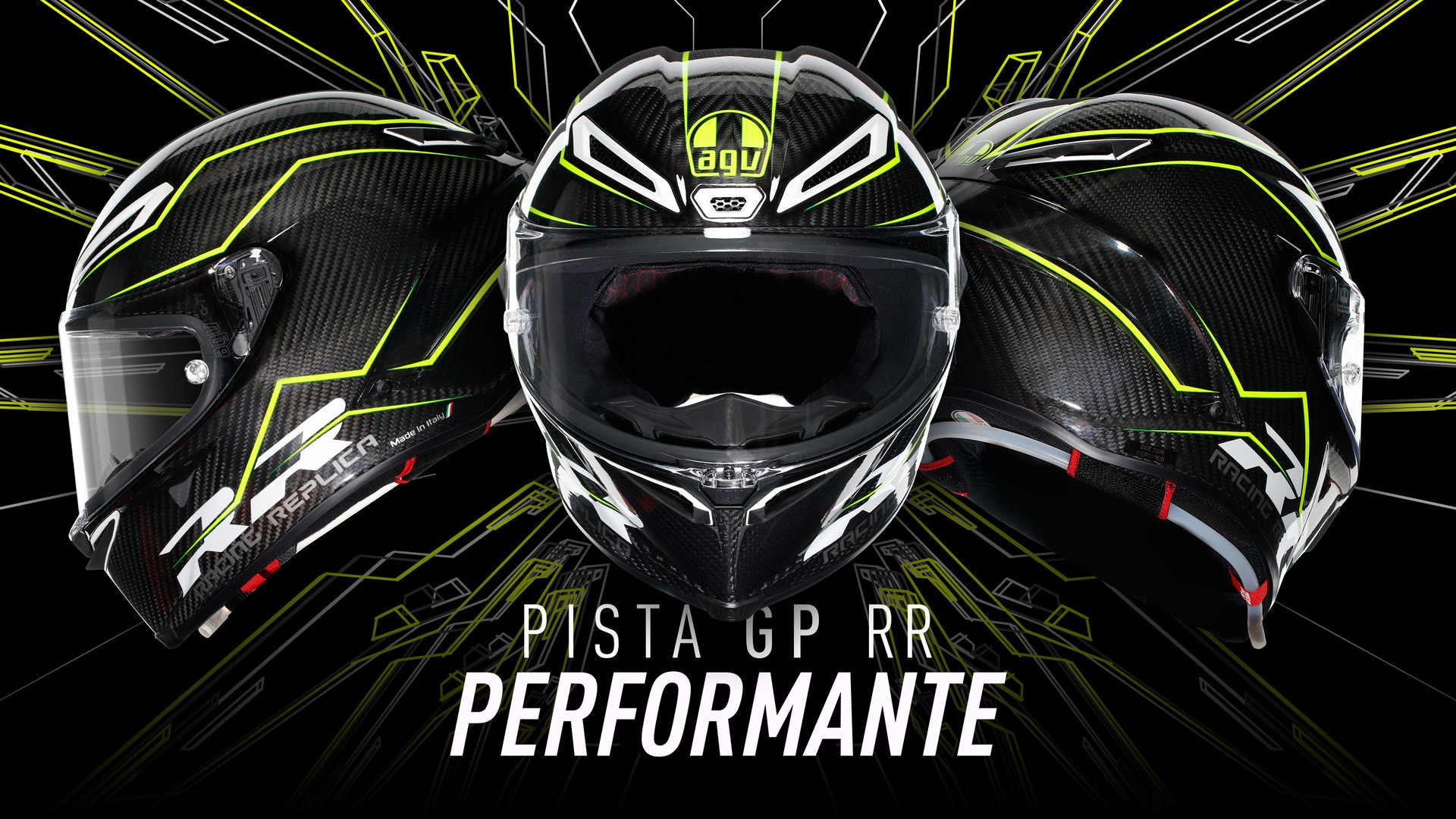 PISTA GP RR PERFORMANTE CARBON/LIME