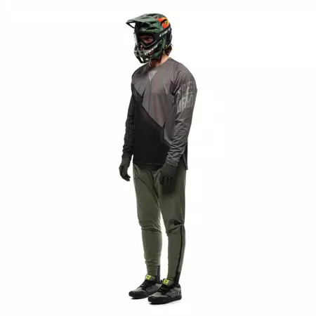 HG AER JERSEY LS - MEN'S LONG SLEEVE BIKE T-SHIRT - BLACK/GREY - 3