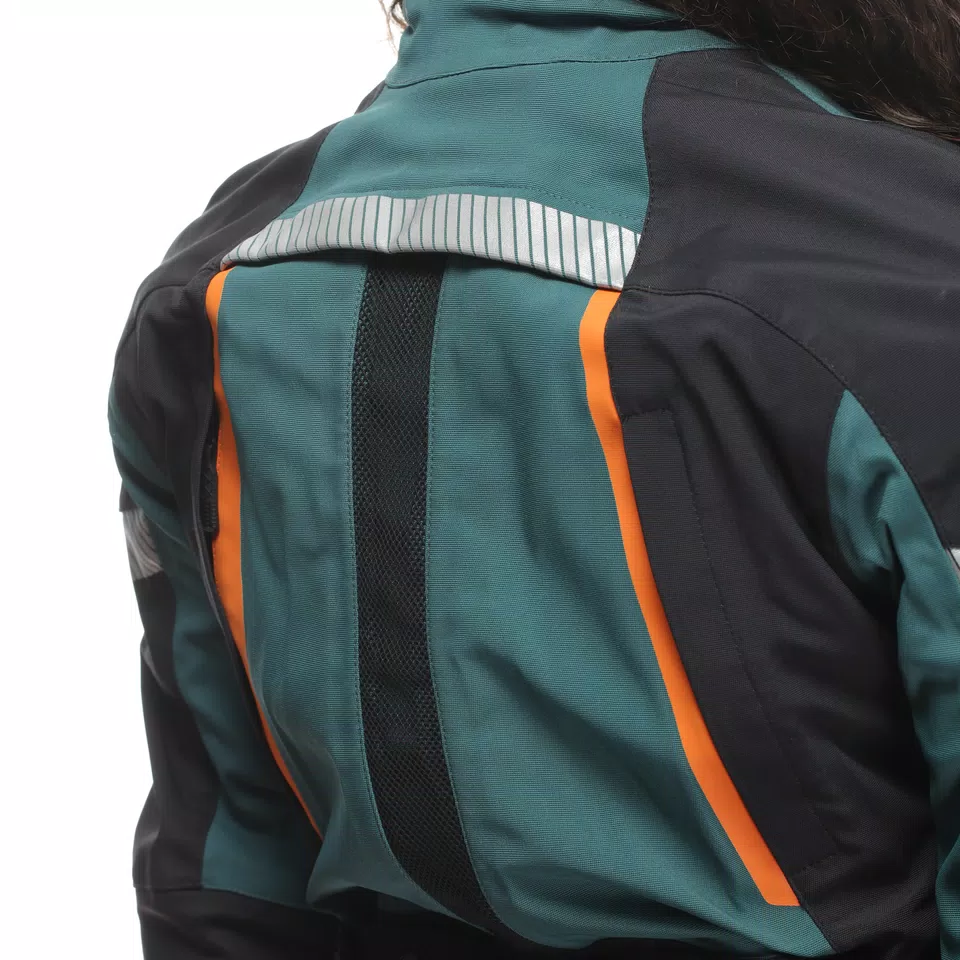 MANGEN ABSØLUTESHELL™ PRO - WOMEN'S TOURING MOTORCYCLE JACKET - DARK SEA/BLACK - 9