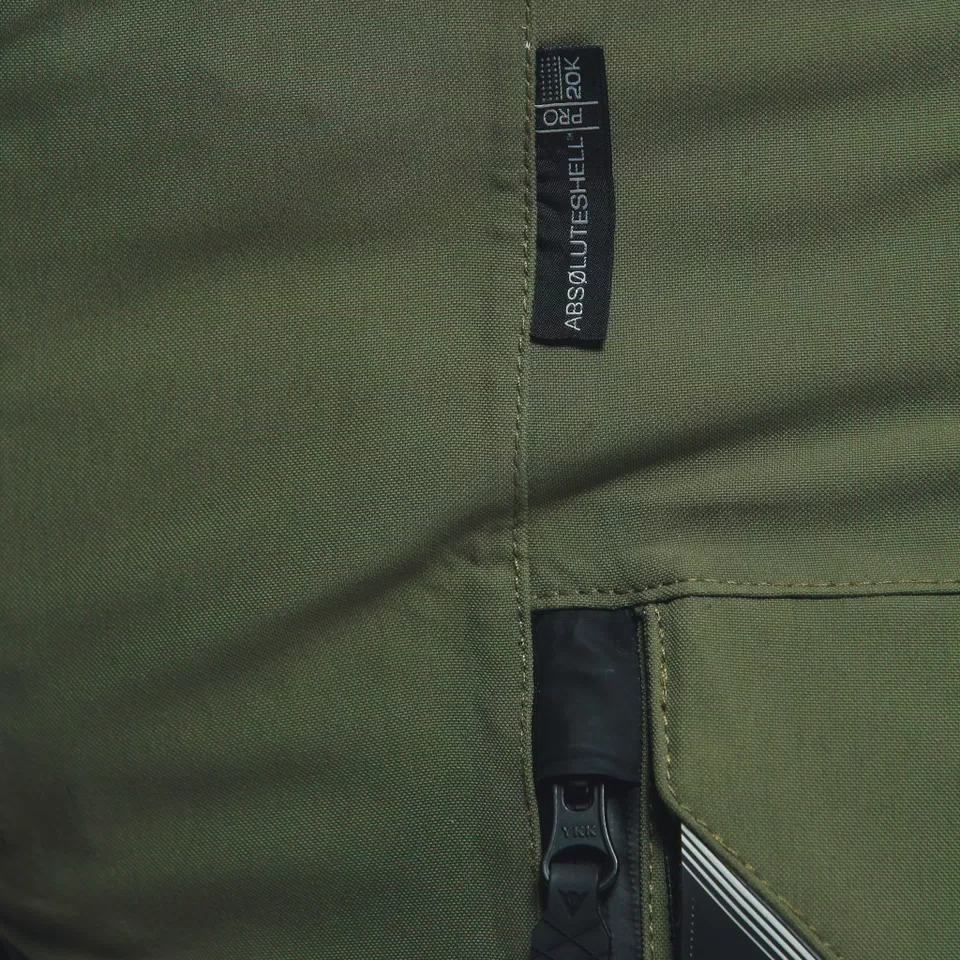 HEKLA ABSOLUTESHELL™ PRO 20K - MEN'S WATERPROOF MOTORCYCLE PANTS - ARMY-GREEN/BLACK - 7