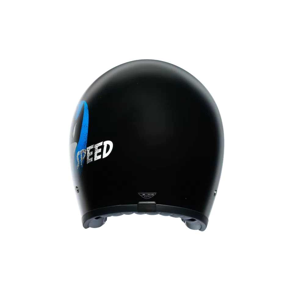 X70 MULTI DOT - POWER SPEED PURE MATT BLACK -  - 4