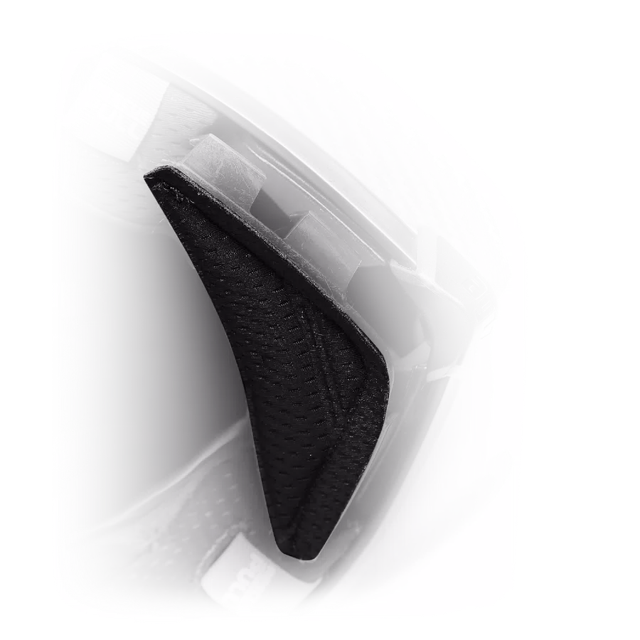 AGV Guanciali (Cheek Pads) Per Casco Pista GP RR - Colore Nero/Rosso, Taglia L