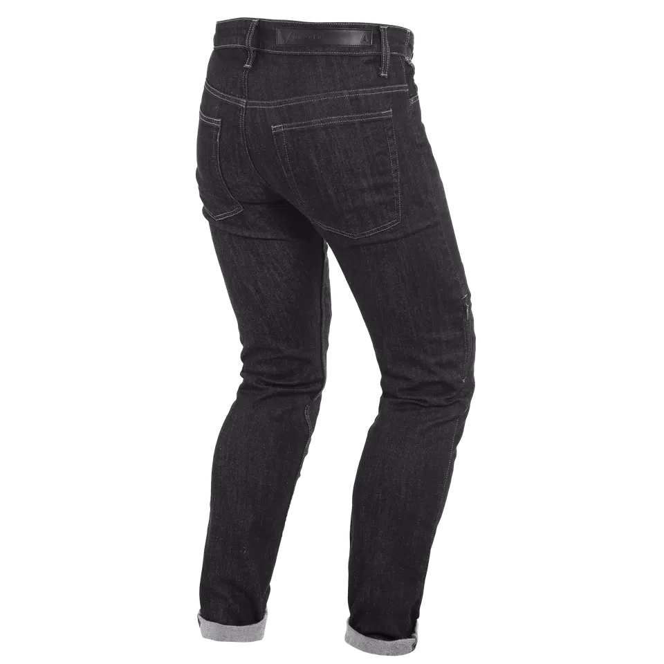 DENIM SLIM - MEN'S MOTORCYCLE JEANS - BLACK - 2