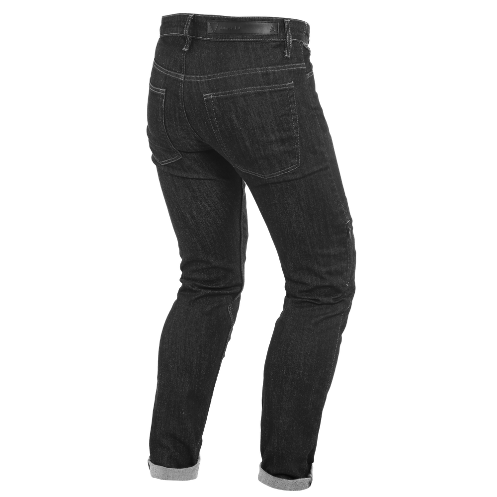 denim-slim-jeans-moto-uomo-black image number 1