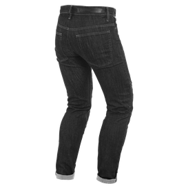 DENIM SLIM TEX PANTS BLACK- Pants