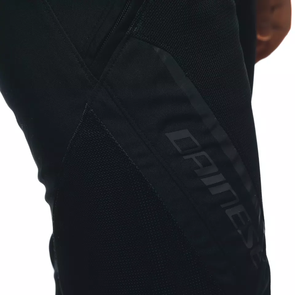 DRAKE 2 SUPER AIR - WOMEN'S SUMMER MOTORCYCLE PANTS IN FABRIC - BLACK/BLACK - 8