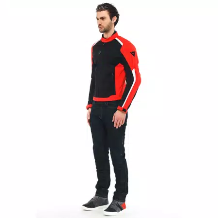 HYDRAFLUX 2 AIR D-DRY® - MEN'S WATERPROOF MOTORCYCLE JACKET - BLACK/LAVA-RED - 4