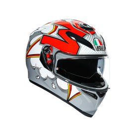 Black, X-Large AGV 0101-7493 K-3 SV Motorcycle Helmet 