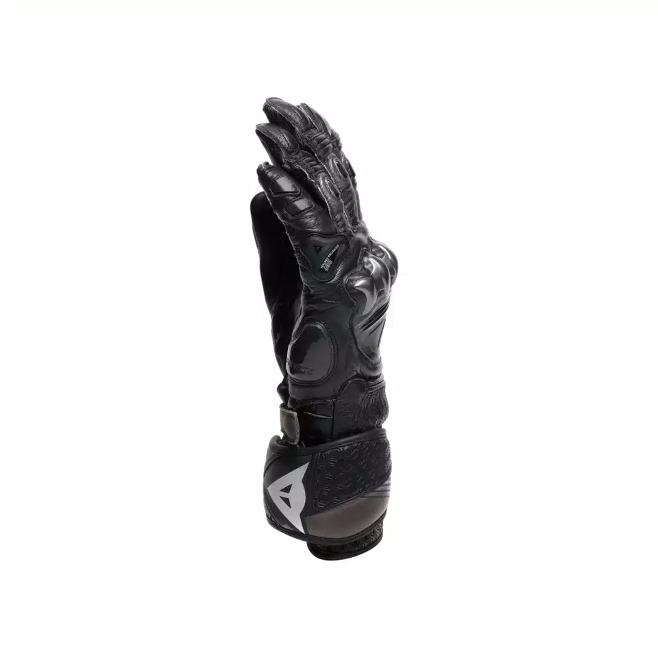 FIERO - GANTS DE MOTO RACING EN CUIR - BLACK/ANTHRACITE - 4