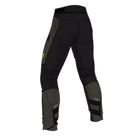 MANGEN ABSØLUTESHELL™ PRO - PANTALONI DA MOTO TOURING UOMO - TARMAC/BLACK - 4