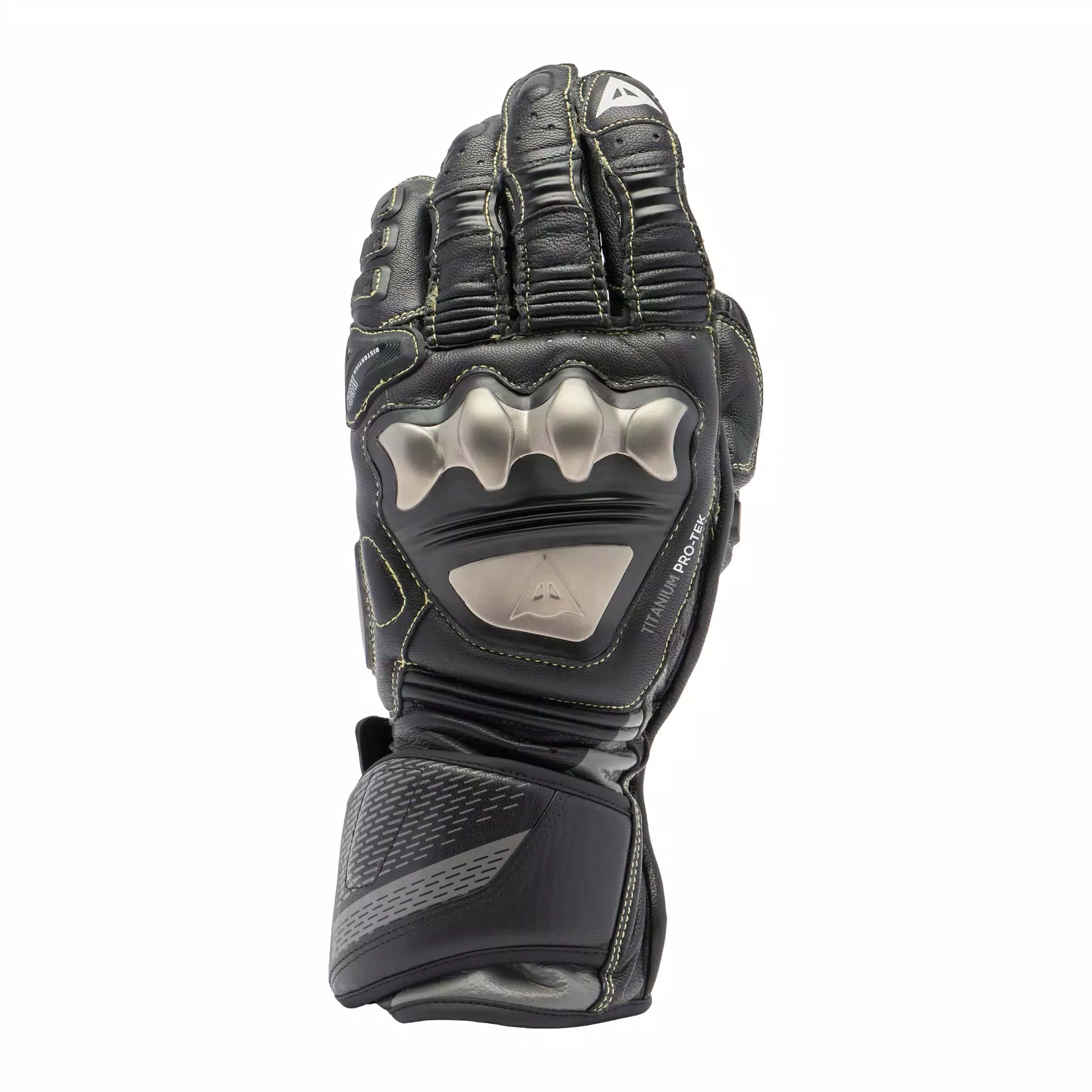 FULL METAL 7 - MEN'S MOTORCYCLE RACING LEATHER GLOVES | BLACK