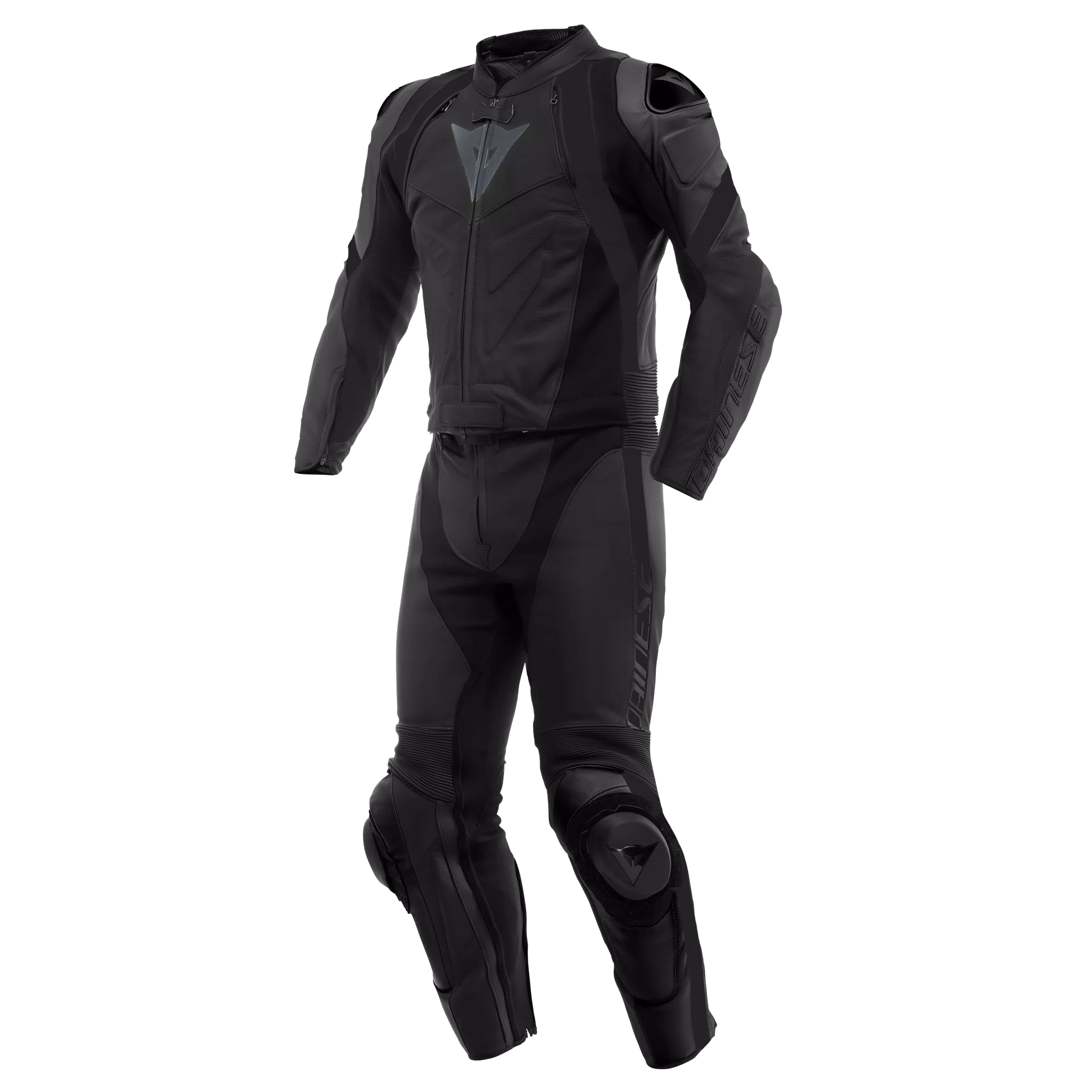 SPORT 2 PCS LEATHER SUIT BLACK MATT ANTHRACITE Dainese