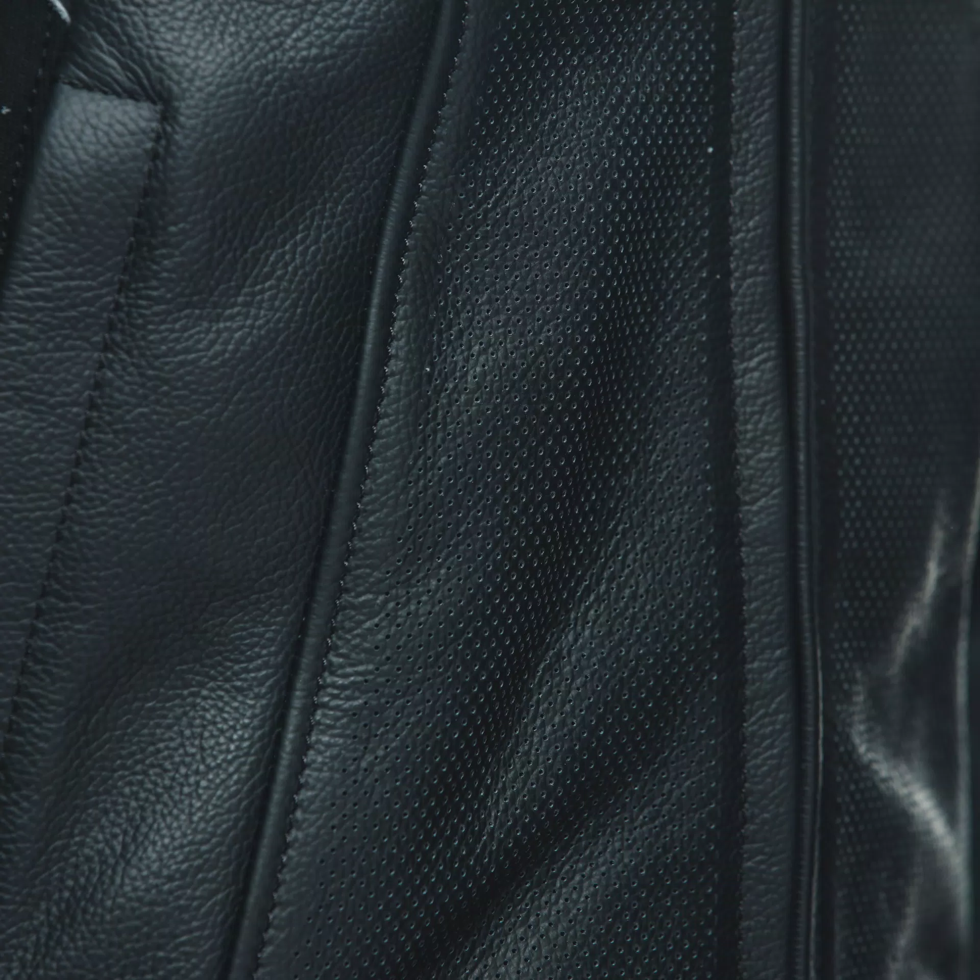 RACING 4 - MEN'S MOTORCYCLE PERFORATED LEATHER JACKET