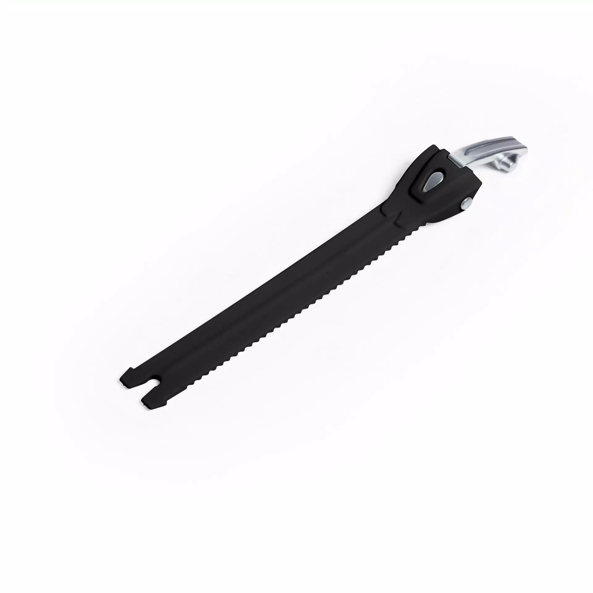 BANDA DI CHIUSURA CON TIRETTO IN ALLUMINIO L cm17 PER COMP EVO 2/X-HELIUM - NERO/ARGENTO