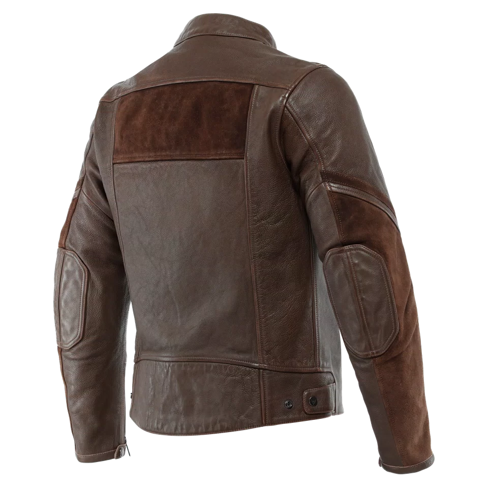 MERAK MEN S MOTORCYCLE LEATHER JACKET TOBACCO Dainese