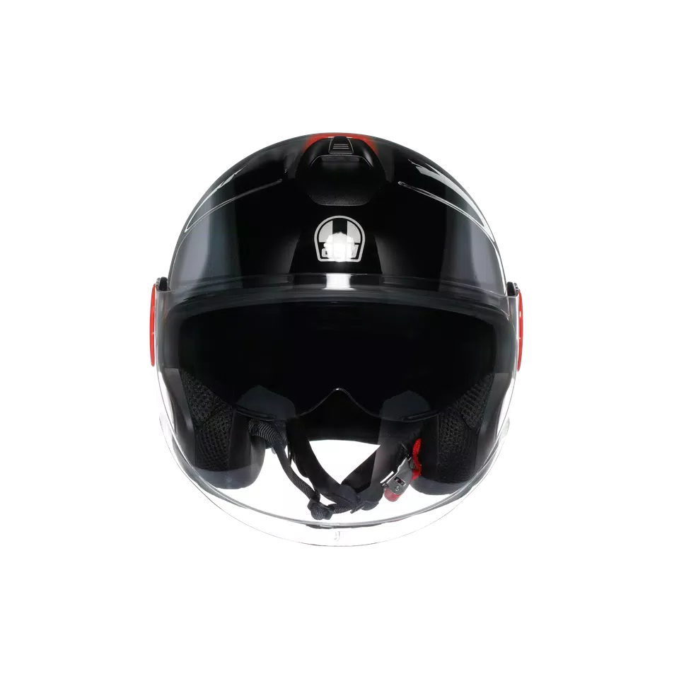 ETERES AGV E2206 - LEVANTO BLACK/SILVER/RED -  - 2