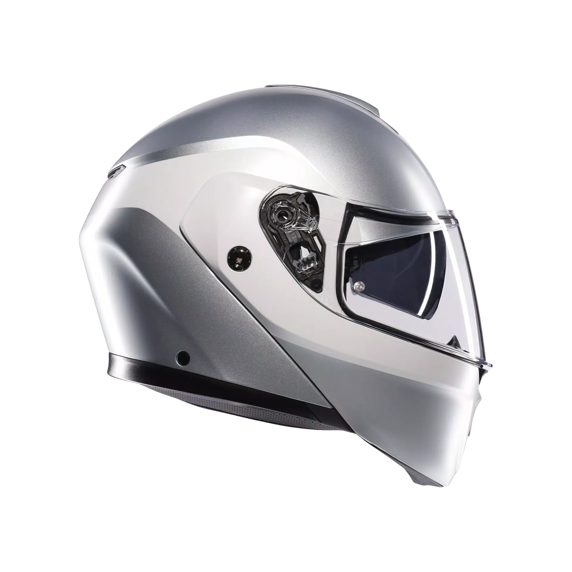 STREETMODULAR LEVICO MATT DOUBLE LIGHT GREY - CASQUE MOTO MODULAIRE E2206