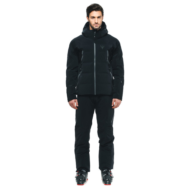 men-s-waterproof-ski-down-jacket-black-concept image number 2