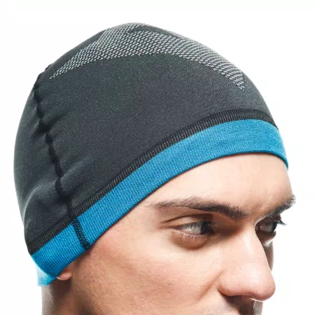 MOTORCYCLE TECHNICAL CAP - BLACK/BLUE - 3