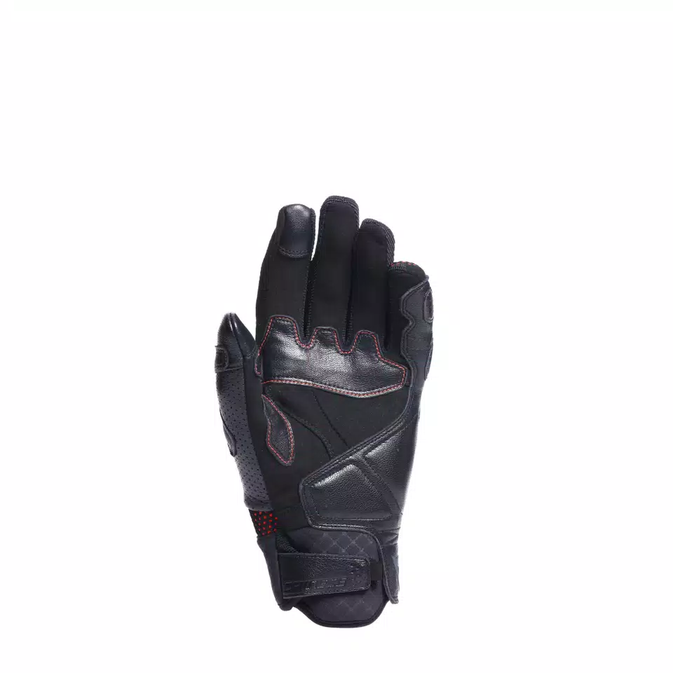 UNRULY ERGO-TEK GLOVES - BLACK/FLUO-RED - 3