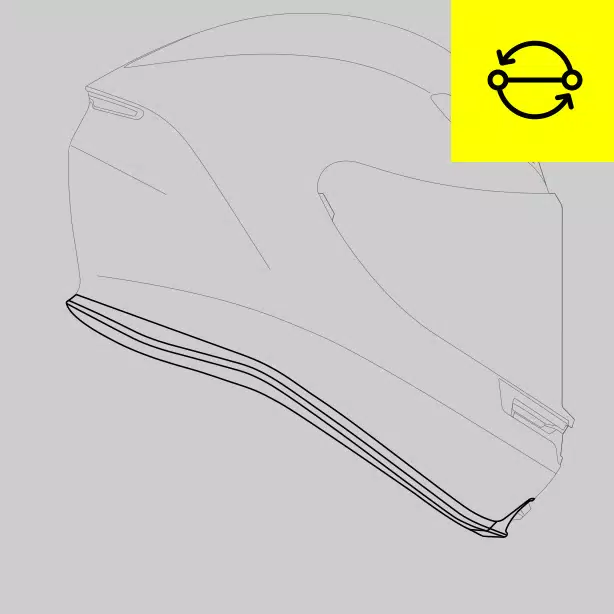 Replacement of base trim plastics (only Sportmodular)